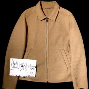 ZARA CASHMERE STYLE WOOL COAT sz L